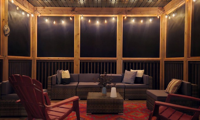 Dwight Cottage | Lux Modern Retreat On Private 2 Acres with Hot Tub, Private Pond, Firepitn