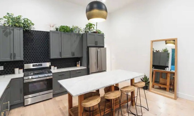Bradley Beach Apartment | Lux-modern SoHo loft meets the Jersey Shore