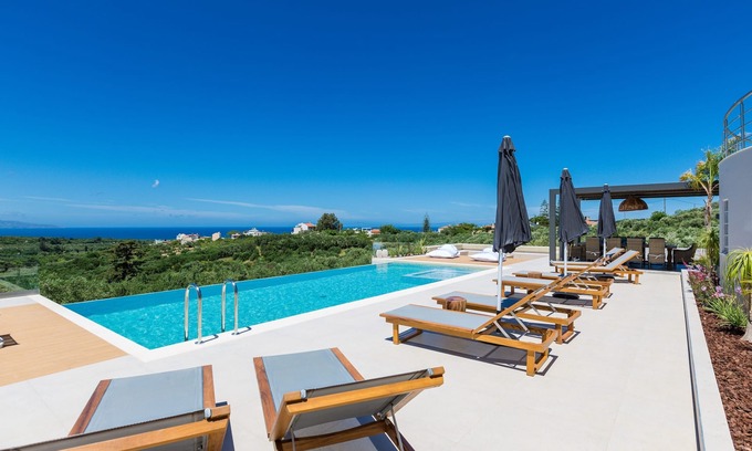 Kontomari Villa | Lux Villa ★ Top Sea View ★ Gym & 6 bedrooms ★ Private Pool