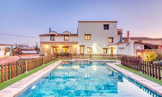 Vall d'Alba Villa | Luxe Mediterranean Masia BBQ Pool Chillout