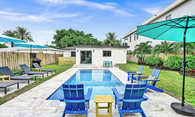 Lake Ridge House | Luxe-modern heated pool home near FTL Beach, Las Olas Blvd & Wilton Manors