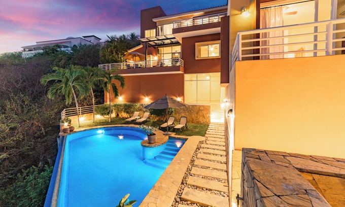Santa Maria Huatulco Villa | Luxe Oceanfront | 4 Ocean View Suites + Pool