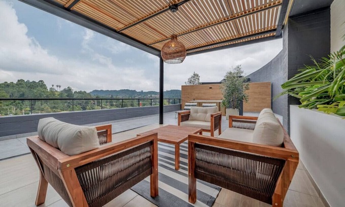 Envigado Apartment | Luxe PH 2 habitaciones-Jacuzzi privado en terraza