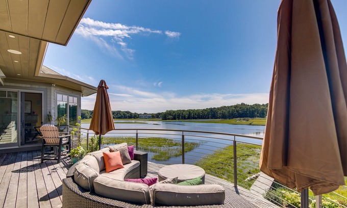 Minot Villa | Luxe Scituate Vacation Rental w/Private Hot Tub!