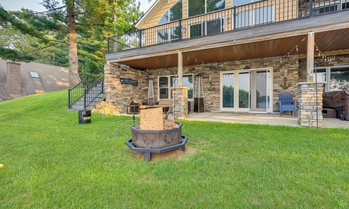 West Branch House | Luxe Waterfront Home w/Private Lake Access!