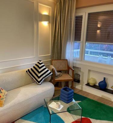 Sartrouville Apartment | Luxueux Studio Neuf-Balcon-6min Gare-15min Paris