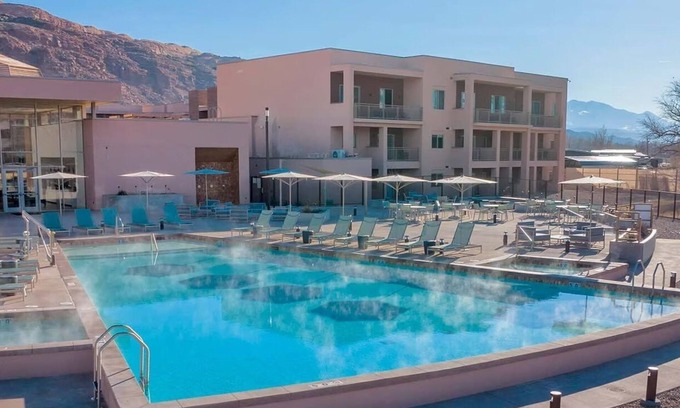 Moab Condo | Luxurious 2-bedroom condo with pool, fitness room, WiFi in Magical Moab