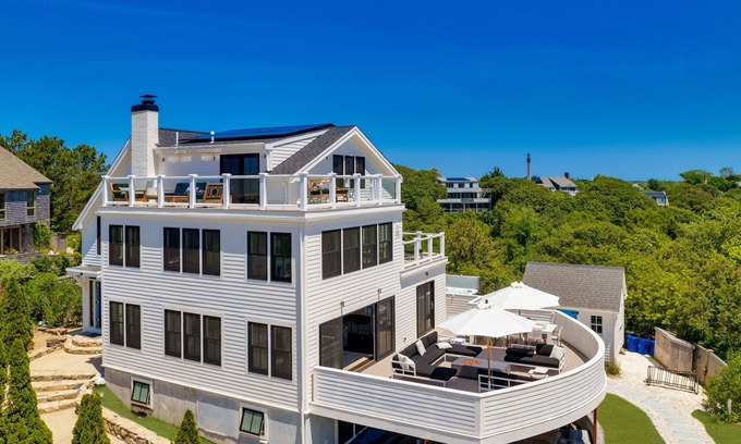Provincetown House | Luxurious 4 bedroom unit with amazing sea, tidal moors views and private hot tub