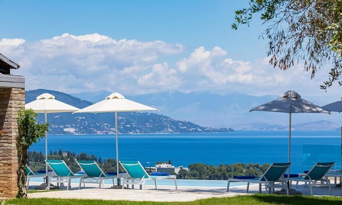 Vassilatika Villa | Luxurious 4 Bedroom Villa in an Idyllic Position with Heated Pool and Amazing 180⁰ Sea Views!