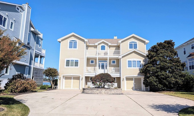 Bethany Beach House | Luxurious 5BR Inlet View Home with Elevator – South Shore Marina