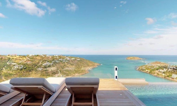 Marigot Villa | Luxurious 7 bedroom Epicure villa with panoramic ocean view