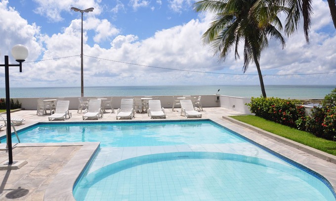 Boa Viagem Apartment | Luxurious apartment seaside p 12 people c panoramic view of the sea