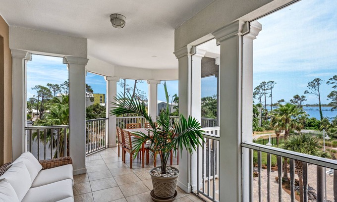 Upper Grand Lagoon Condo | Luxurious bayfront condo in a gated resort with an amazing pool & hot tub