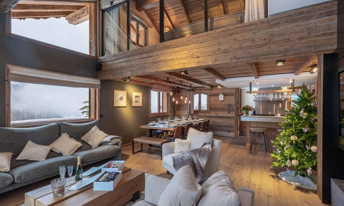 Meribel Ski Chalet | Luxurious Chalet for 15 with Spa, Terrace, and Private Shuttle in Méribel