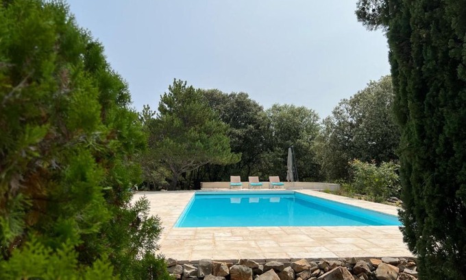Les Vans Villa | Luxurious family house with pool in Ardèche.