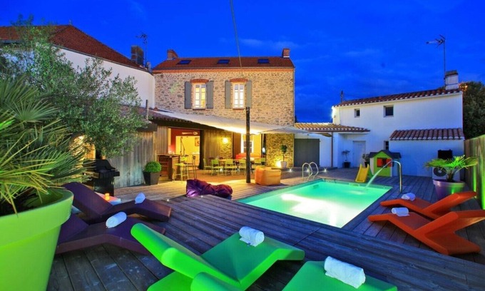 Noirmoutier-en-l'Ile Villa | Luxurious private luxury villa - 12 pers. max - 200m² - LA CHAIZE - N°19