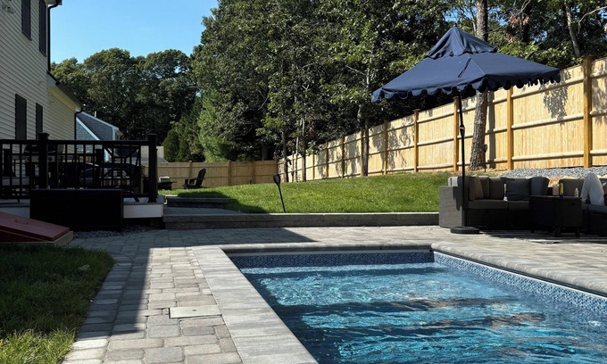 Yarmouth Port House | Luxurious Home near Mayflower beach. Heated Pool & Hot Tub Game & movie room