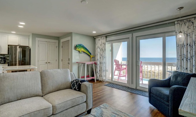 Carolina Beach Condo | Luxurious Oceanfront Condo-Pool-Keyless Checkin-Complete Renovation RR Host