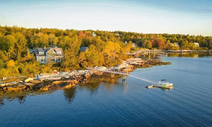 Spruce Head House | Luxurious Oceanfront Home, Private Island. Now booking Summer 2025