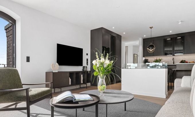 List Apartment | Luxurious Penthouse with Balcony, Sea View, and Sauna in List on Sylt