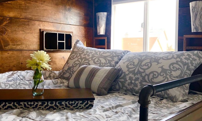 Victorville House | Luxurious Tiny House w/Hot Tub and Sauna. Pets OK! W/D in unit