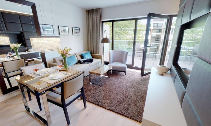 Timmendorfer Strand Apartment | Luxurious vacation apartment 3.10 with sauna and balcony - close to the beach on the Baltic Sea!