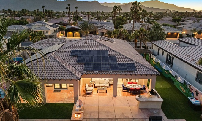 Rancho Santana House | Luxurious Villa Living in Indio w/Pool/Spa