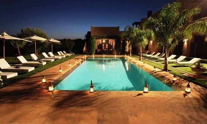 El Aggada Villa | luxurious villa overlooking the atlas, 15 x6 pool, golf driving range, tennis