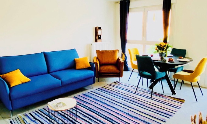 Vitry-sur-Seine Apartment | Luxury 10 Min from Notre Dame de Paris - Free Parking