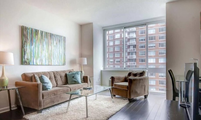 Hudson Exchange Apartment | Luxury 1BR | Health Club | Pool | Near PATH