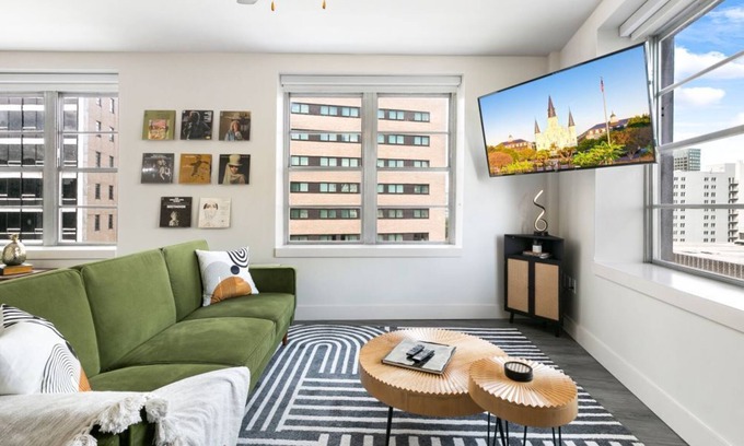Central Business District Hotel | Luxury 2-Bedroom Condo Steps Away from the French Quarter