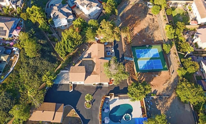 East Grove House | Luxury 2 Unit Home: Private Pool, Hot Tub & Games!