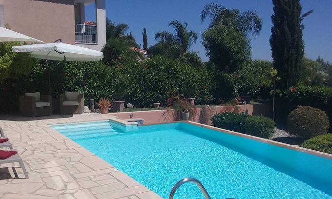 Tremithousa Villa | Luxury 3 bed double villa with large infinity pool and stunning views over
