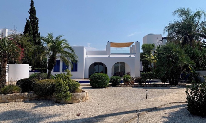 Latchi Villa | Luxury 3 Bedroom Beach Villa with heated swimming pool.