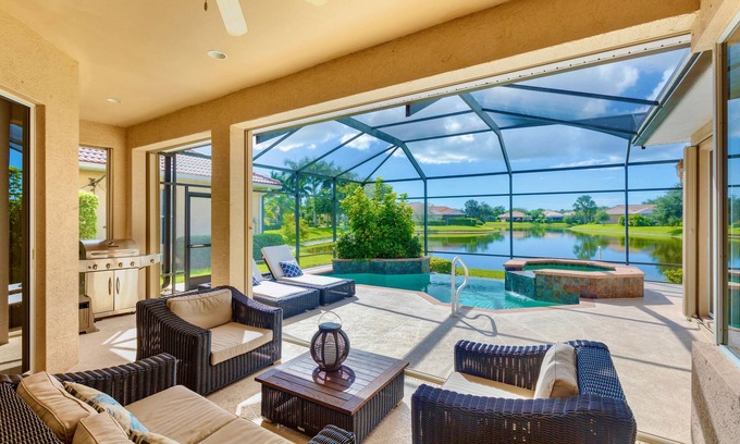 Masters Reserve House | Luxury 3 bedroom LELY Resort home with Infinity Pool & Players Club!