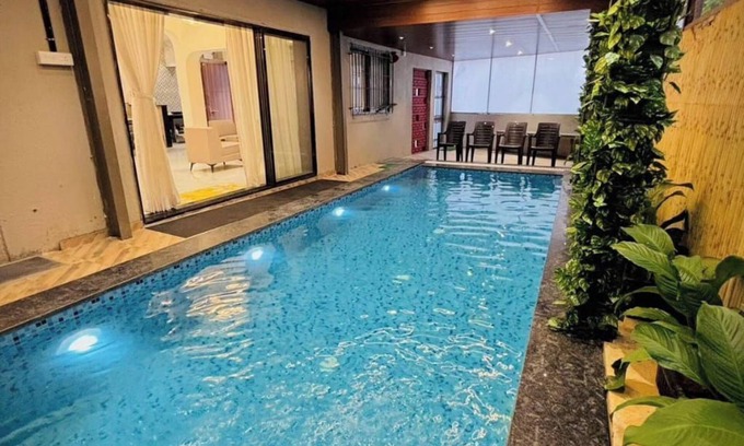 Tungarli Villa | Luxury 4BHK Villa -Private Pool- Lonavala ,Ideal for Families & Groups