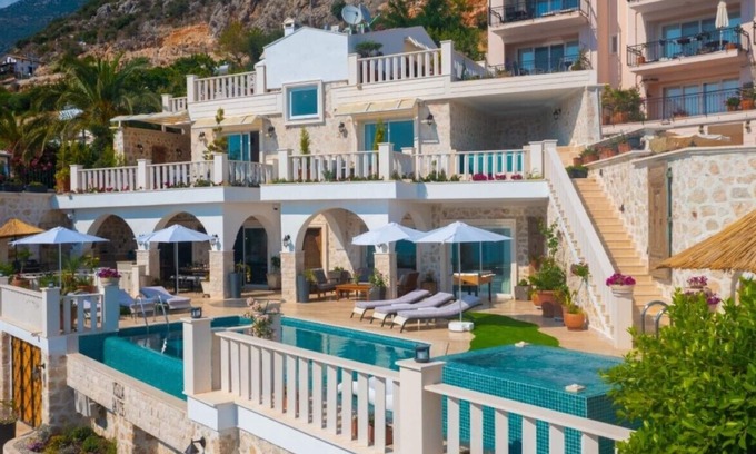 Kalkan Villa | Luxury 5 Bedroom villa-Large pool, Sauna & stunning views