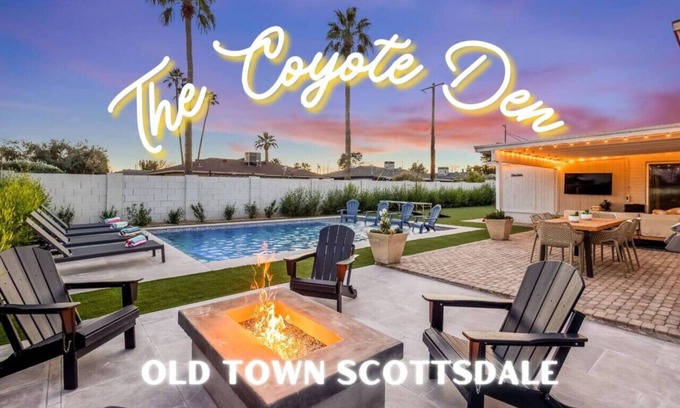 Village Grove Apartment | Luxury 5BR Old Town Villa with Heated Pool