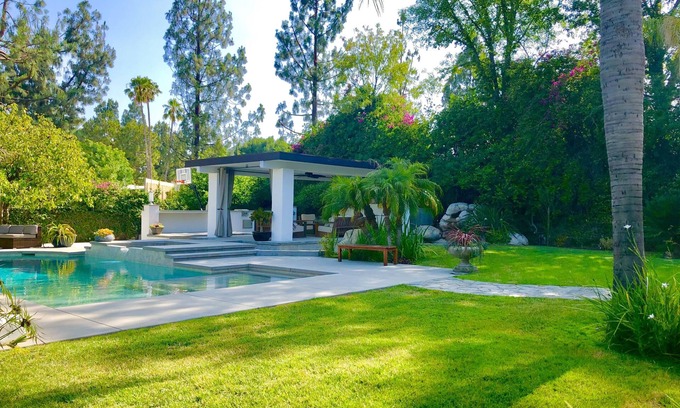 Northridge House | Luxury 5BR Resort-Style Retreat with Pool, Pavilion & Home Theater