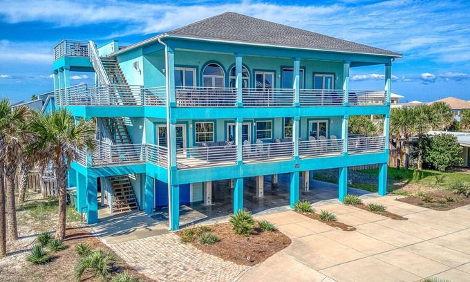 Villa Segunda House | Luxury 6 Bedroom Gulf View House w/Private Pool, Firepit and more!