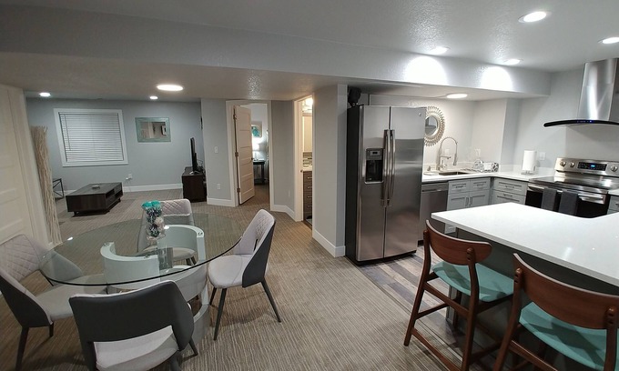 Green Valley Ranch House | Luxury 900sf 2 Bedroom, full kitchen, Private Entry at Denver International
