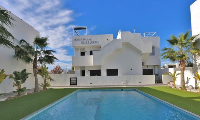Molino del Chirrete Apartment | Luxury apartment with 2nd bathroom, pool, sea on the Costa Calida