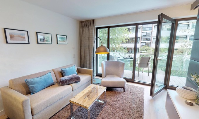 Timmendorfer Strand Apartment | Luxury apartment 1.13 by the sea with sauna and balcony for 2 people - Modern & bright