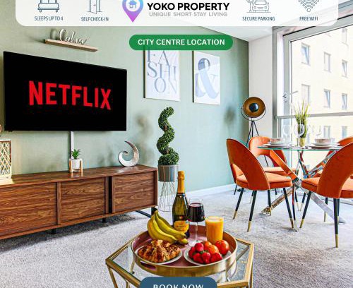 Central Milton Keynes Apartment | Luxury Apartment - City Centre - Free Parking, Fast Wifi, Sky TV and Netflix by Yoko Property