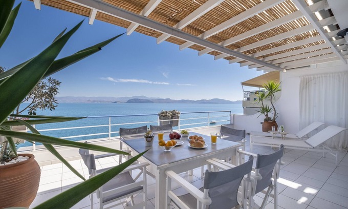 Kiveri Apartment | Luxury beach Loft apartment, Unique sea view, near Nafplio, Mycenae, Epidaurus