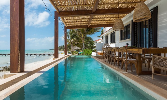 Soliman Bay Villa | LUXURY BEACHFRONT VILLA Includes 3 Pools, Wifi, Best Snorkeling & Kayaking Bay