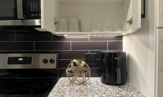 Westside Apartment | Luxury Black and Gold Escape in heart of Midtown, Atlanta