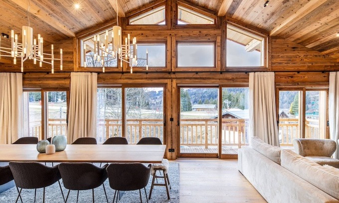 Les Gets Ski Chalet | Luxury chalet in Les Gets with jacuzzi, sauna, Wi-Fi, parking