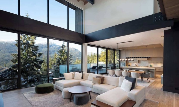 Whistler Creekside House | Luxury Chalet with Ski Acess, Hot Tub, Gym, Views