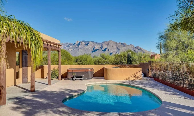 Chaparral Heights House | Luxury desert oasis, pool, 360 mountain views, perfect for families, biz travel.